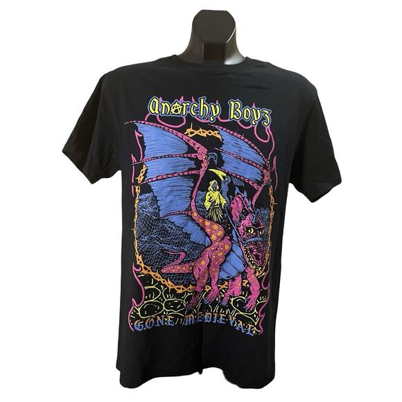 Anarchy Boyz “Gone Medieval” Graphic Tee – Size Small - Picture 1 of 6
